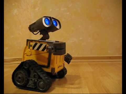 Wall E Robot Toy In Action Youtube