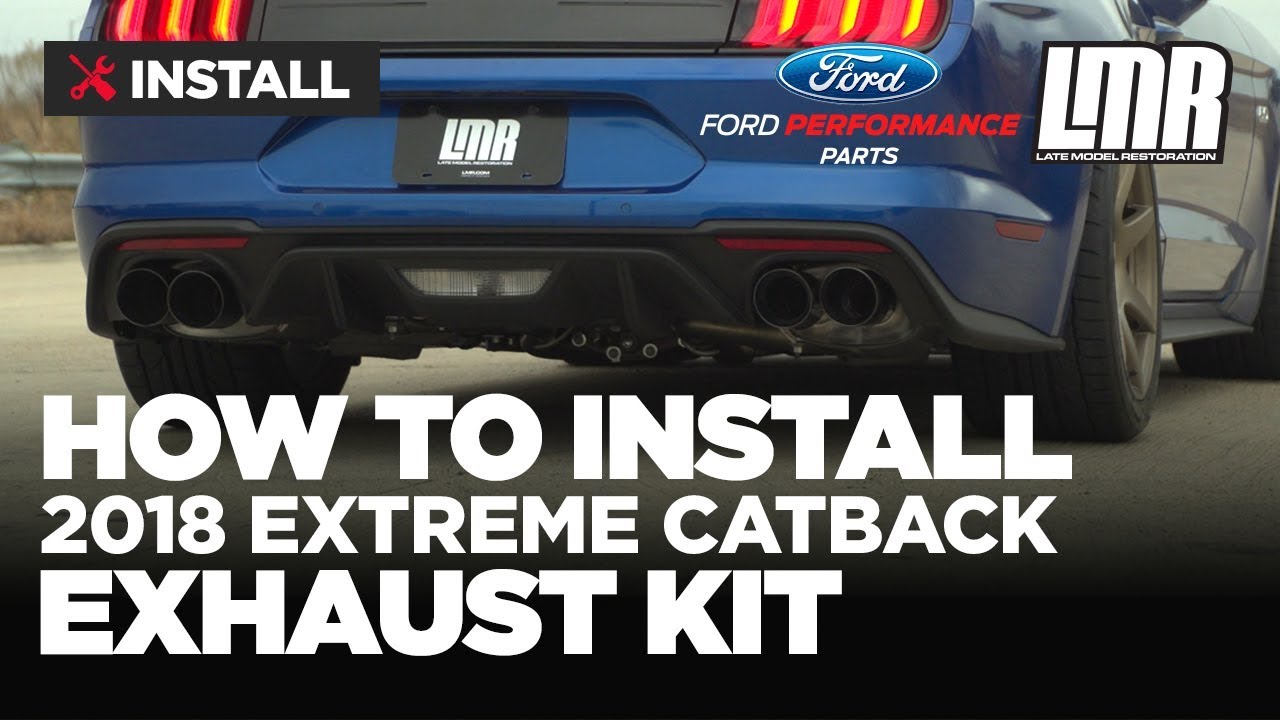 late model restoration phone number 2018 Mustang GT Ford Performance Extreme Cat Back Exhaust - Install & Sound Clips
