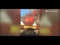 Folkestone Morrisons Superstore In Flames