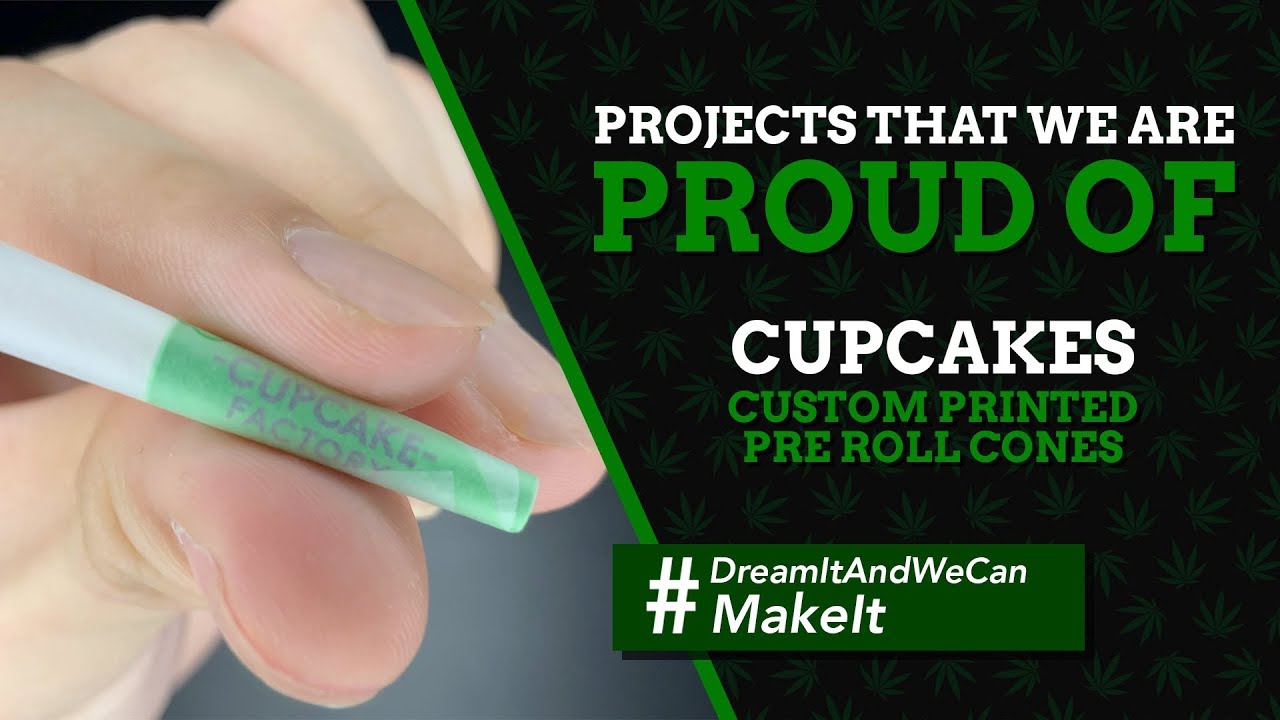 CUSTOM PRINTED PRE ROLL CONES | HANDS ON | HOTTTT