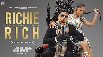 RICHIE RICH - A KAY (Official Video) | Latest Punjabi Songs 2022 | Bad Image | New Punjabi Song 2022