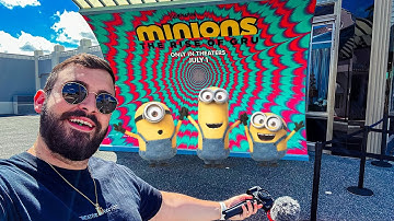 The MINIONS Are Taking Over Universal Studios Orlando | Minions The Rise Of Gru Premiere Day!!!