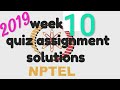 NPTEL Python Computing Week 10 Quiz Solution