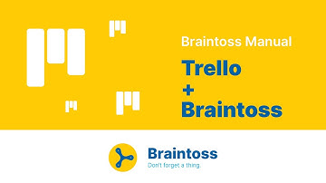 Braintoss Manual - Trello + Braintoss