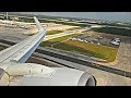 Beautiful Take Off From Cancun, Mexico - American Airlines 737-800