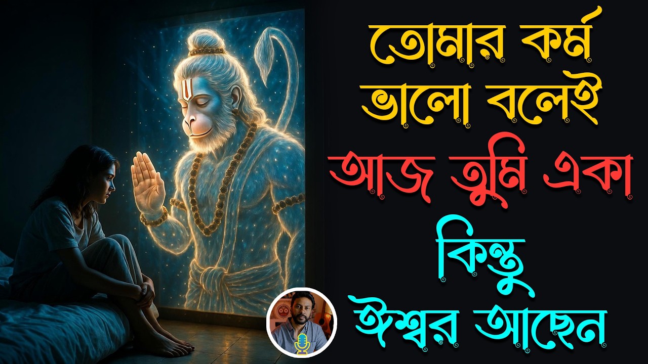 তোমার কর্ম ভালো বলেই আজ তুমি একা, কিন্তু ঈশ্বর আছেন | bengali motivation video | universe blessings