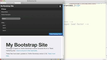 Twitter Bootstrap 101: Navbar JavaScript