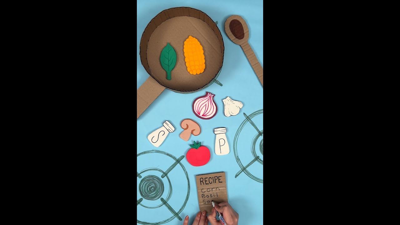 Cardboard Recipe Game 