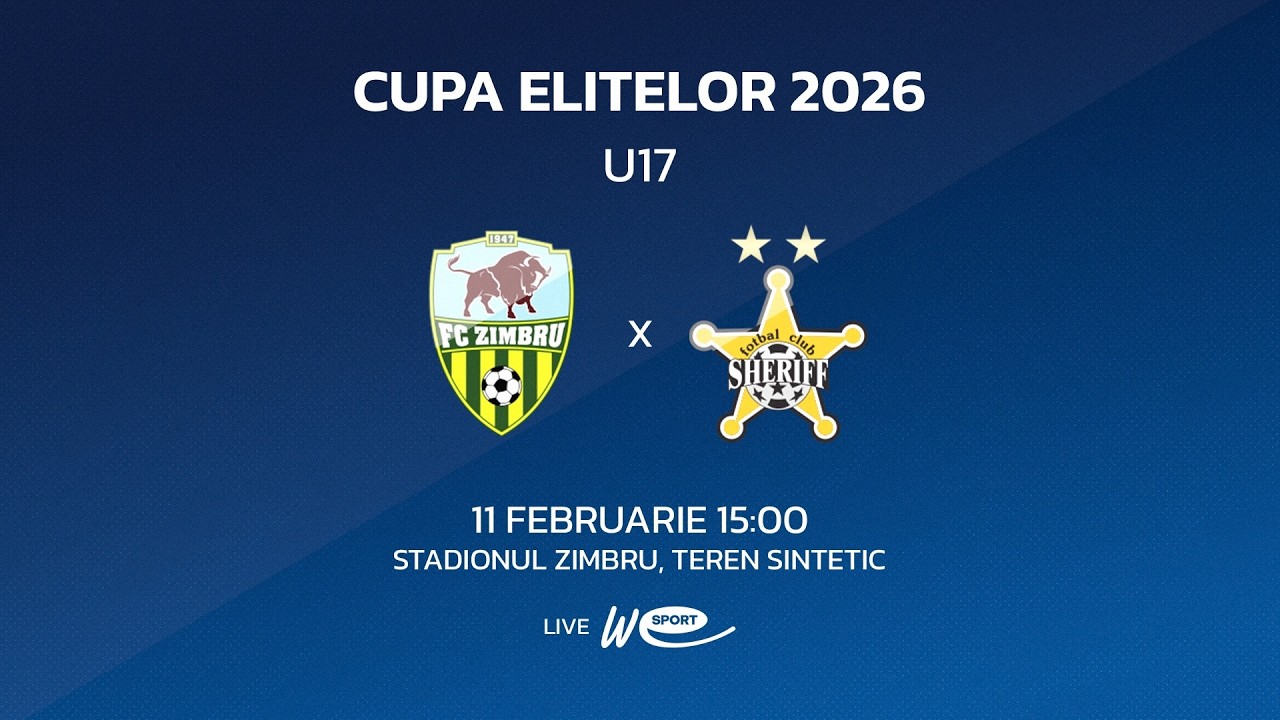 11.02.2026 Zimbru  -  FC Sheriff Cupa Elitelor