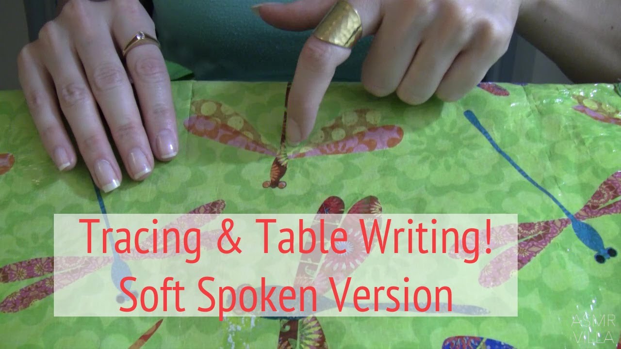 ASMR * Theme: Tracing & Table Writing * Soft Spoken * ASMRVilla