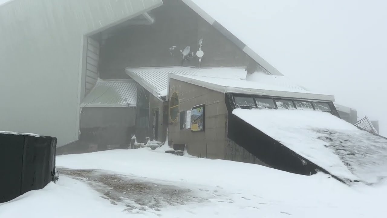 Campo Imperatore, la prima nevicata di stagione