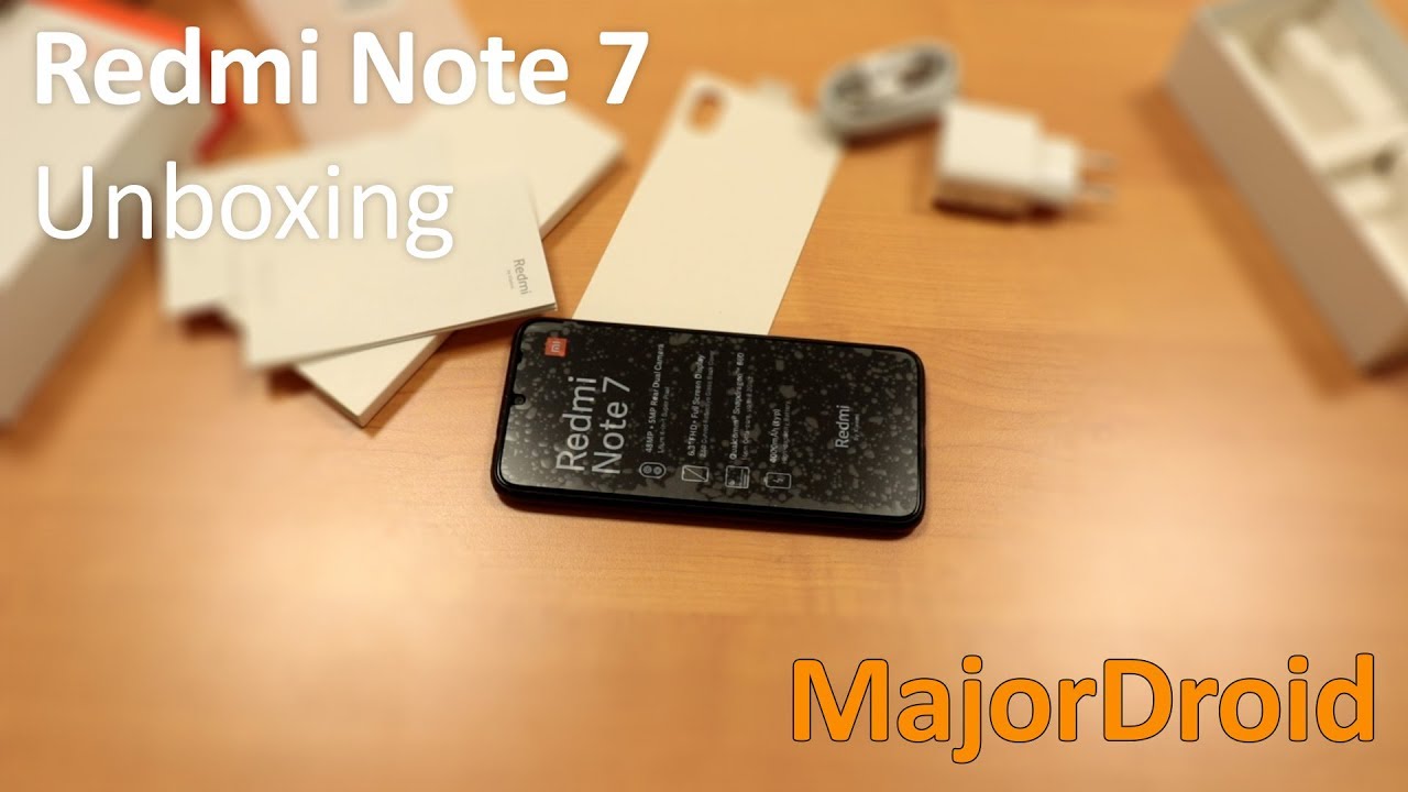 Xiaomi Redmi Note 7 [UNBOXING] - YouTube