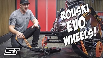 Rouski EVO Retractable Ski Wheel System for Your Snowmobile