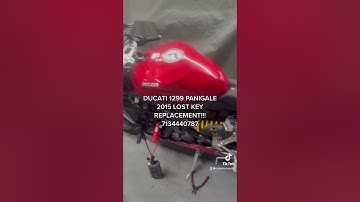 Lost key replacement ( no key )for a DUCATI 1299 PANIGALE 2015. nateslocksmithandgaragedoors.com