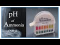Household Ammonia and pH Concepts