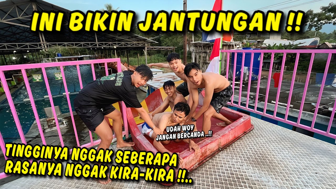 COBAIN WAHANA DIKOLAM RENANG AIR HANGAT !!