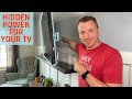 How to Add an Electrical Outlet for a Wall Mounted TV