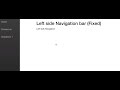 Bootstrap Side Navbar in 3 min using Html5 and Bootstrap | bootstrap side menu bar, download video, bokep, porno, sex, hot, xxx, unduh video, gratis