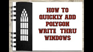 Using ZoomNotes- How To Quickly Add Polygon “Write-Thru” Windows