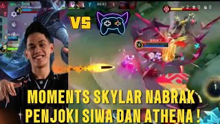 SKYLAR NGAMUK ‼️ SIWA DAN ATHENA KENA MENTAL - Gameplay Gila Lawan Penjoki ML 🔥