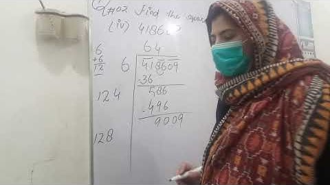 Grade 8th E.X 2.3 square root by division method