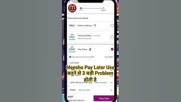 Meesho pay later | meesho pay later payment kaise kare | meesho pay later problem | pay later meesho