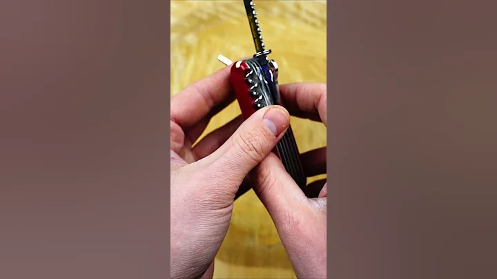 Amazing trick with victorinox knife SAK