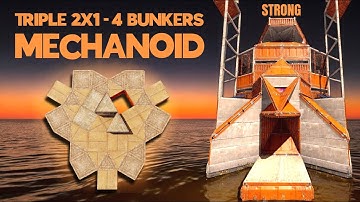 The Mechanoid • Strongest Solo/Duo/Trio Bunker Base in RUST 2025 (Entrance Bunker Patched)