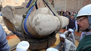مصر: استكمال انتشال تمثال رمسيس الثاني