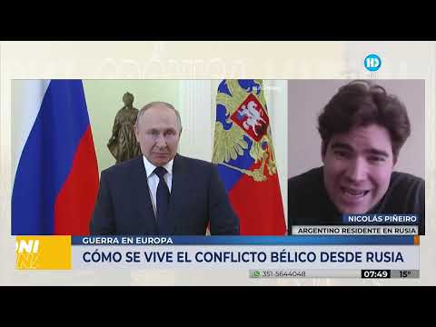 Testimonio de un argentino en Moscú: cómo se vive en Rusia la GUERRA de Putín contra Ucrania