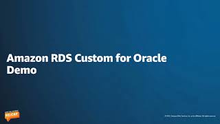 AWS re:Invent re:Cap - Databases and demo!