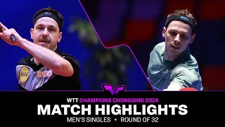 Timo Boll vs Jonathan Groth | MS R32 | WTT Champions Chongqing 2024