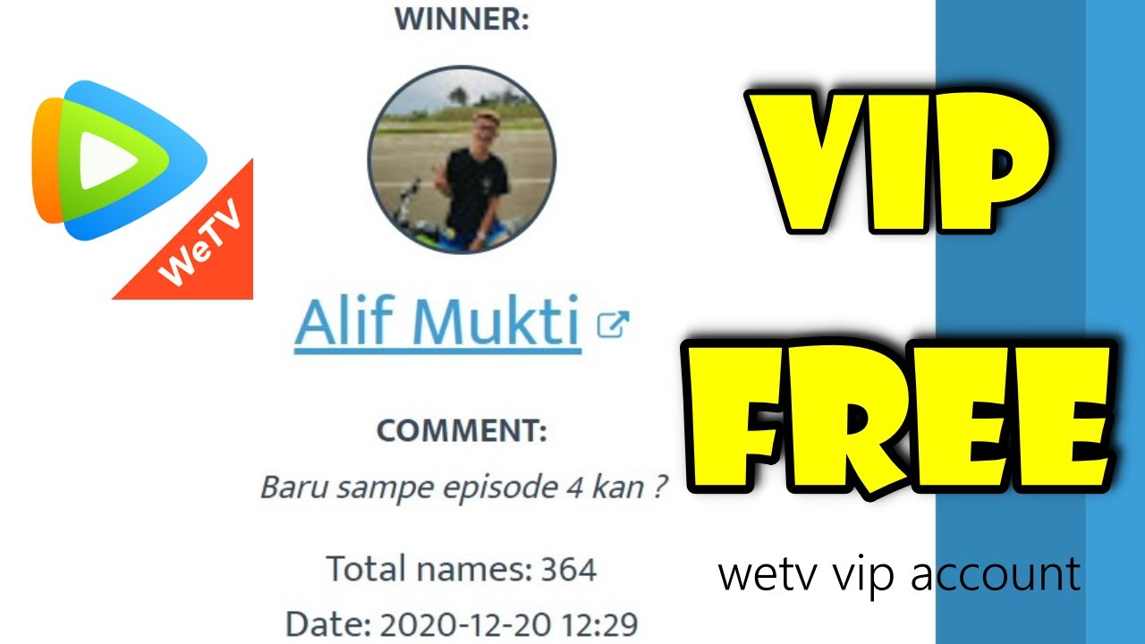 Wetv vip account free