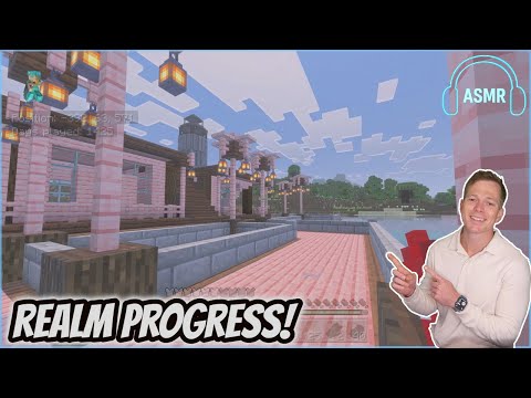 ASMR Minecraft Realm Update – Fishing Village & New Builds