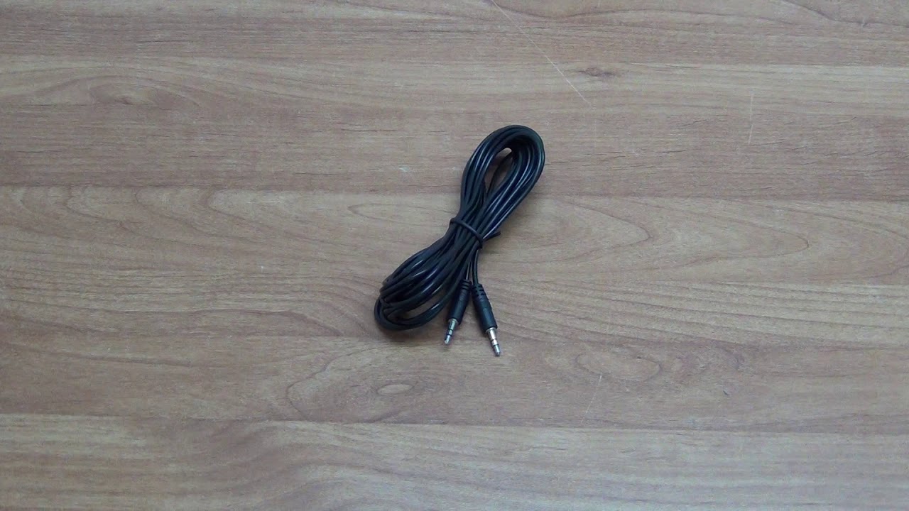 3.5mm Audio Jack Cable (5m Male to Male) - YouTube