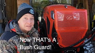 644 Kubota LX2610 Tractor Grill Guard. DIY Bush Guard. Do You Need One? outdoors  4K