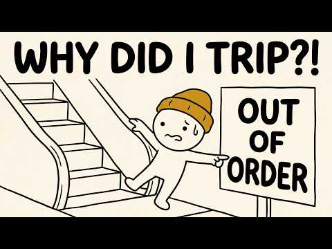 Why You Stumble on a Broken Escalator (Even Though You Know It's Broken)