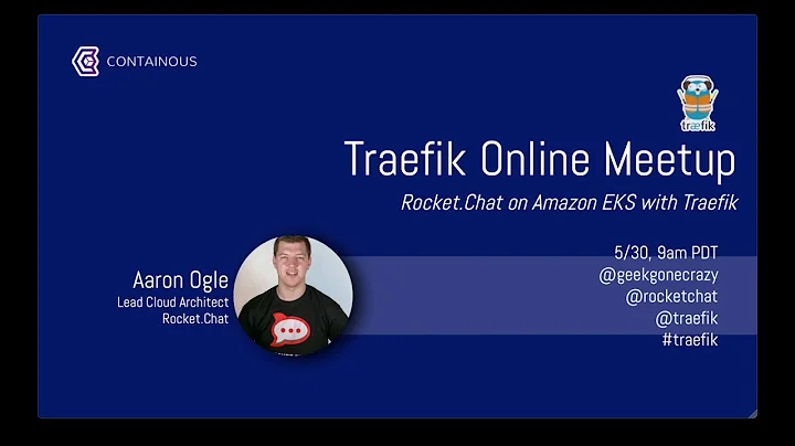 Rocket.Chat on Amazon EKS with Traefik. By Aaron O...