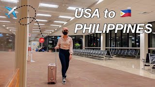 Travelling from U.S. to the Philippines during the pandemic 🇺🇸🇵🇭