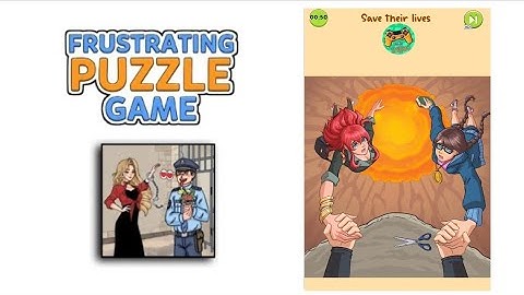 Frustrating Puzzle Game level 44 | save their lives Gameplay
