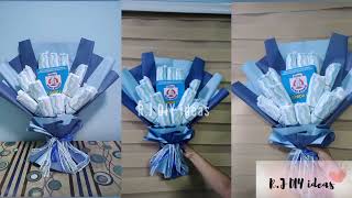 Diaper Bouquet | Baby Essential Bouquet | R.J DIY ideas #diaperbouquet #babyshower #giftideas