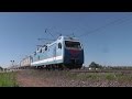 Электровоз ЭП1М-429 с фирменным поездом &quot;Италмас&quot; Москва - Ижевск