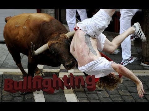 สุดตื่นเต้น!! ท้าผู้กล้า สู้วัวกระทิง!  Bullfighting