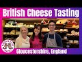 British Cheese Tasting at CheeseWorks Cheltenham in Gloucestershire, England