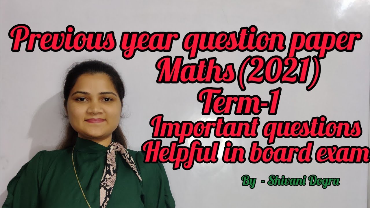 Previous year question paper of maths term-1 (2021) class-10th HpBoard