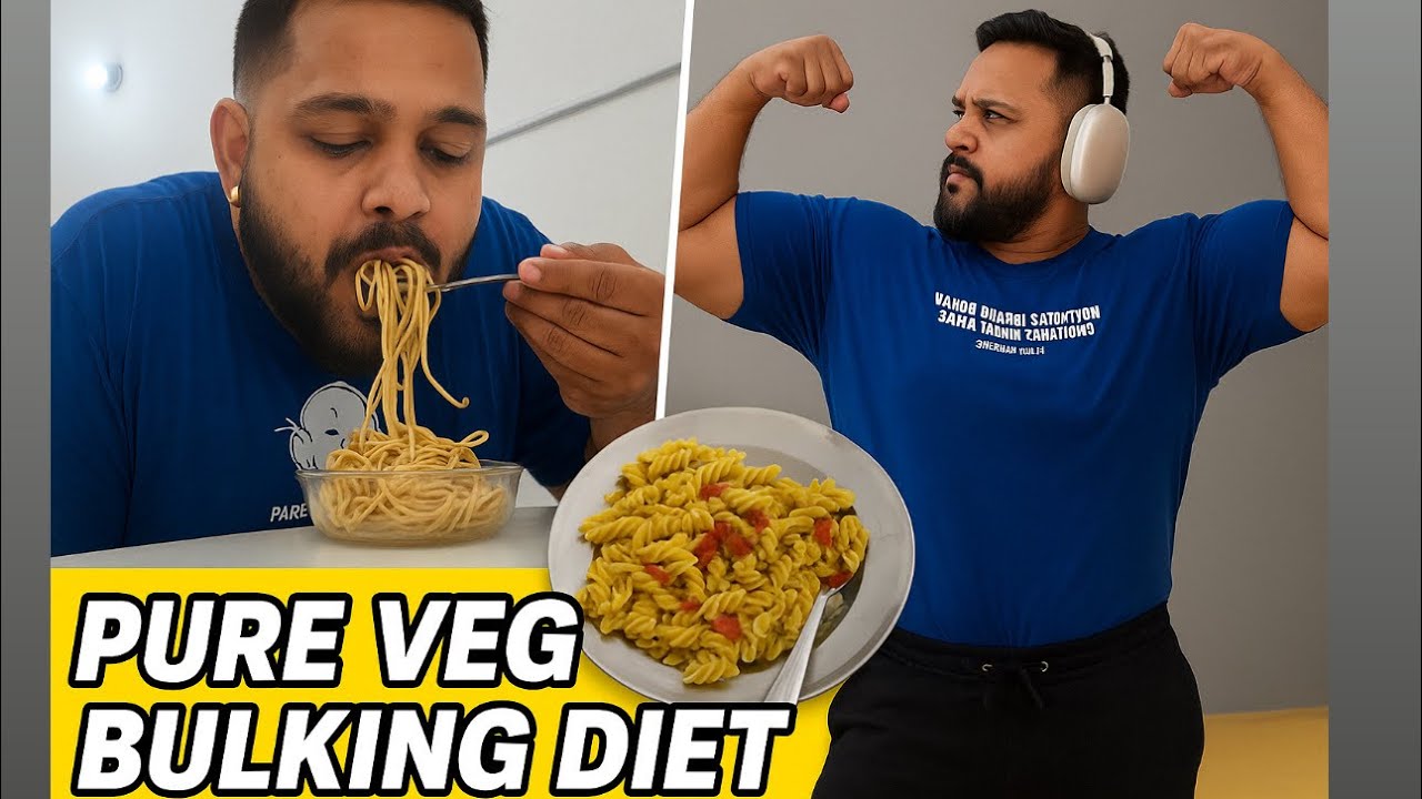 Pure Veg | Full Day of Eating | Bulking Diet | Weight Gain #gym # ...