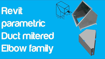 How to Create Revit Parametric Duct Elbow Family