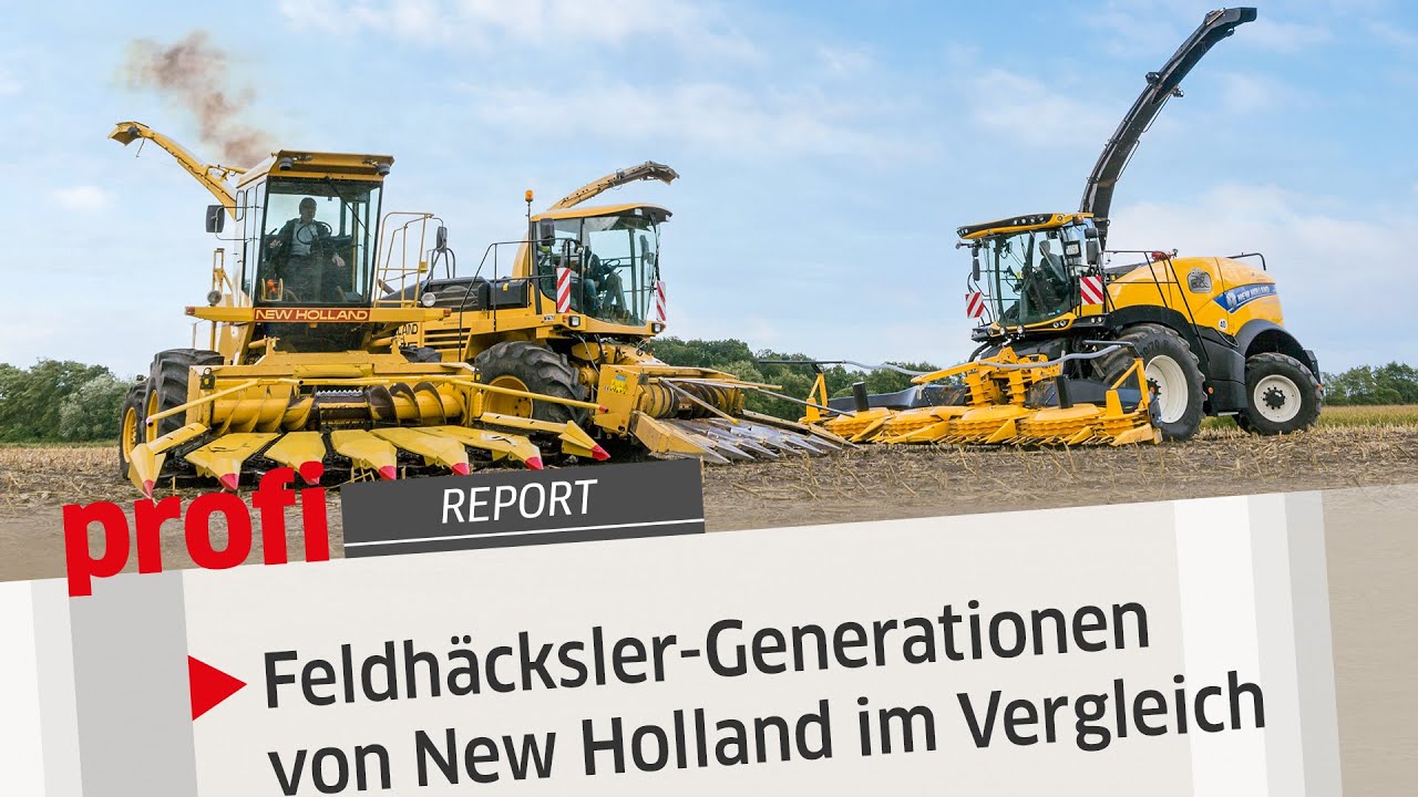 New Holland 1905, FX 375 und FR780 Forage Cruiser im Generationenvergleich | profi #Report