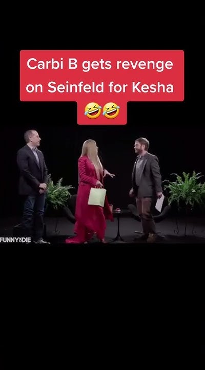 Kesha And Jerry Seinfeld & Cardi B Cardi B gets revenge on Jerry Seinfeld for Kesha - YouTube
