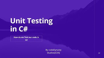 Unit Testing in C# #codingtutorial #csharp #techexplained #tutorial #dotnet #microsoft #aspdotnet